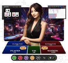 Galactic Gems interface on manhuascan platform showing five-reel layout and betting controls